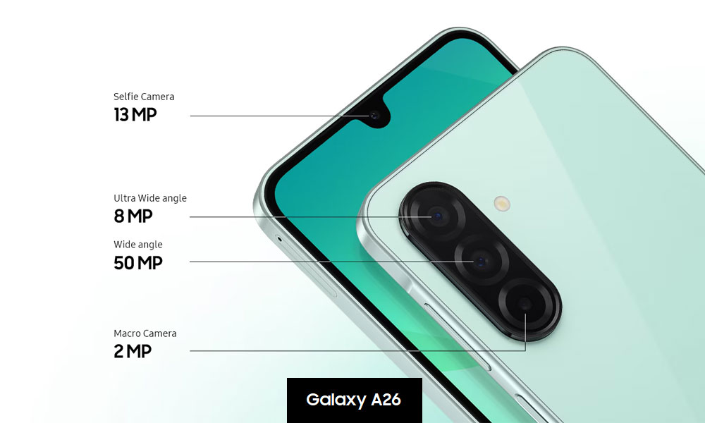 مقایسه دوربین گوشی A17 و گوشی A26